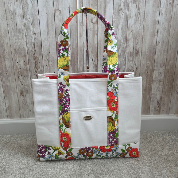 Coach Large Tote Bag Floral Summer Mothers Day Beach - Picture 1 of 8
